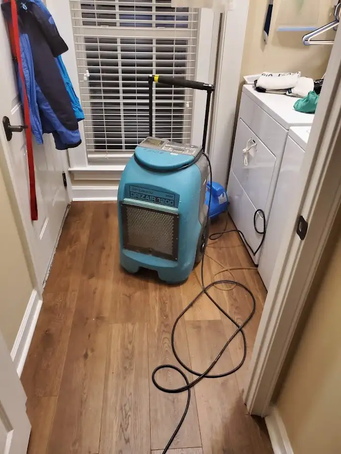 Commercial dehumidifier deployed for Flood Damage Cleanup in Muskogee
