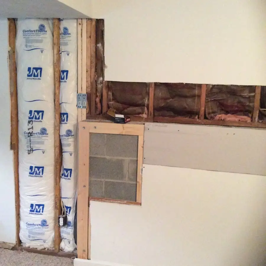 Wall insulation replacement during Odor Removal & Deodorization in Muskogee